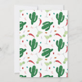 Taco 'Bout a Baby Shower Mexican Fiesta Einladung (Rückseite)