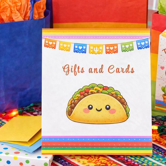 Taco bout a Baby Shower Sockelschild