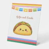 Taco bout a Baby Shower Sockelschild (Vorderseite)