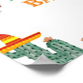 Taco Bout a Baby Taco Bar Baby Duschtisch Tafelsch Poster (Ecke)