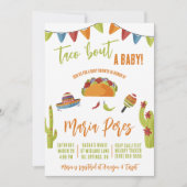 Taco 'Bout a Baby! Tacos Themed Baby Dusche Einladung (Vorderseite)