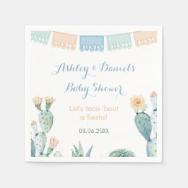 Taco Bout A Fiesta Boy Birthday Party Baby Shower Serviette