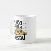 Taco 'Bout A Fiesta! Cinco de Mayo Kaffeetasse (Vorderseite Links)