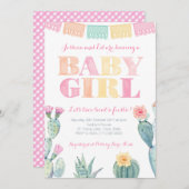 Taco Bout A Fiesta Mexican Baby Shower for Girl Einladung (Vorne/Hinten)