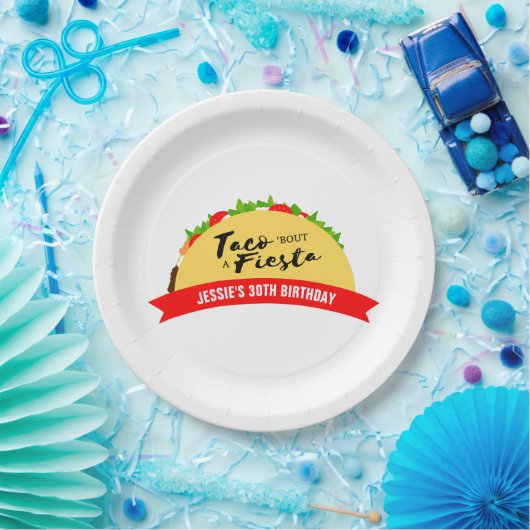 Taco 'Bout A Fiesta Pappteller (Party)