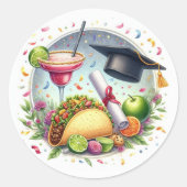 Taco "Bout a Future Abschluss Runder Aufkleber (Vorderseite)