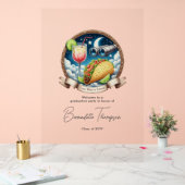 Taco "Bout a Future Acrylic Abschluss Willkommen Acrylschild (Hochzeit)