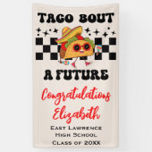 Taco Bout a Future Fiesta Abschluss Banner (Vertikal)