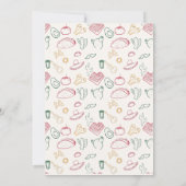 Taco Bout a Future Fiesta Doodle Abschluss Einladung (Rückseite)