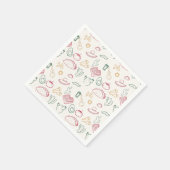 Taco Bout a Future Fiesta Doodle Abschluss Serviette (Ecke)