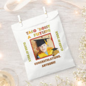 Taco Bout a Future Foto Graduation Party Geschenktütchen (Ausgeschnitten)