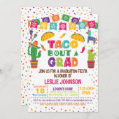 Taco Bout a Grad Einladung (Vorne/Hinten)