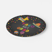 Taco Bout a Grad Fiesta Abschluss Plate Pappteller (Schrägansicht)