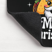 Taco ‘bout A Merry Christmas Food Puns Mexican San Mousepad (Ecke)