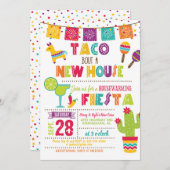 Taco Bout a New House Housewarming Einladung W (Vorne/Hinten)