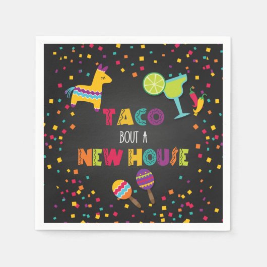 Taco Bout a New House Napkin Serviette (Vorderseite)