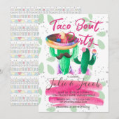 Taco Bout A Party Einladung (Vorne/Hinten)