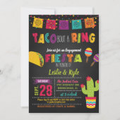 Taco Bout a Ring - Engagment/Paare Dusche Einladung (Vorderseite)