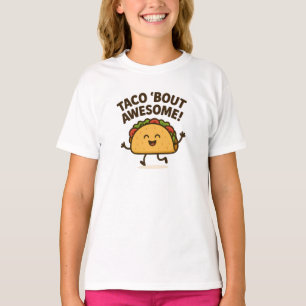 Taco ‘Bout Awesome Lustiges Taco-Grafik T-Shirt