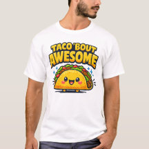 Taco 'Bout Awesome Süßes Taco-Wortspiel-Cartoon-De