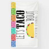Taco 'Bout Birthday Party Banner (Vertikal)