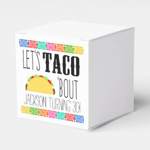 Taco 'Bout Birthday Party Geschenkschachtel