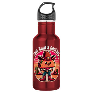 Taco ’Bout ein cooler Dad Lustiger Cowboy Edelstahlflasche