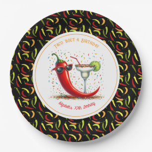 „Taco ’Bout ein Geburtstag!“ Chili-Pepper-Fest Pappteller