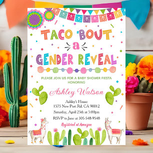 Taco 'Bout eine Baby-Geschlechtsenthüllungs-Einlad Einladung