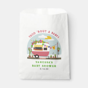 Taco Bout eine Baby Hot Pink Girl Baby Dusche Geschenktütchen