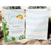 Taco Bout Eine Babydusche lädt Junge ein Einladung