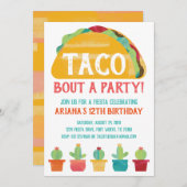 Taco Bout eine Party Einladung (Vorne/Hinten)