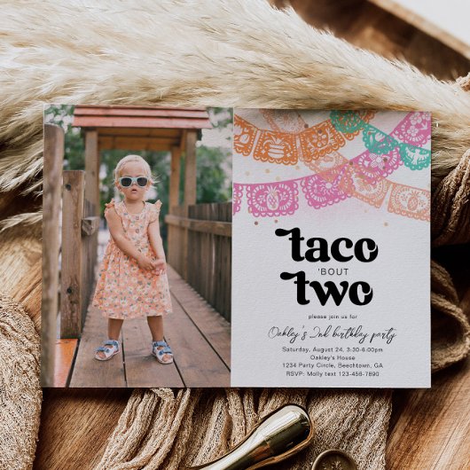 Taco Bout - Einladung zum 2. Geburtstag