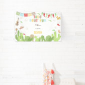 Taco Bout' Fun Fiesta mexican Kindergeburtstag Banner (InSitu)