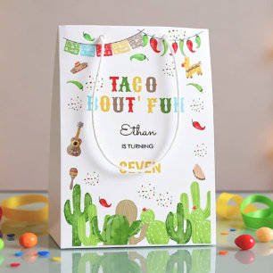 Taco Bout' Fun Fiesta mexican Kindergeburtstag Mittlere Geschenktüte