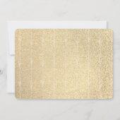 Taco Bout GRAD Foto Chalkboard Gold Abschluss Einladung (Rückseite)