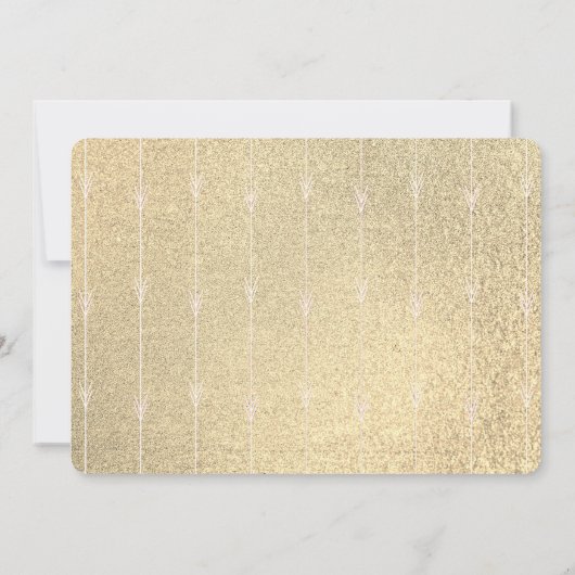 Taco Bout GRAD Foto Gold Virtual Abschluss Einladung (Rückseite)