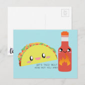 TACO 'bout HOT Postcard Postkarte (Vorne/Hinten)