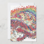 Taco Bout Liebe Brautparty Avocado Fiesta Einladung (Rückseite)