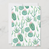 Taco-Bout-Liebe-Brautparty für geometrisch rosa Ka Einladung (Rückseite)