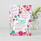 Taco Bout Liebe Bridal Dusche Einladung (Stehend Vorderseite)