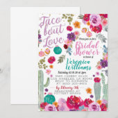 Taco Bout Liebe Bridal Dusche Einladung (Vorne/Hinten)