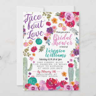 Taco Bout Liebe Bridal Dusche Einladung