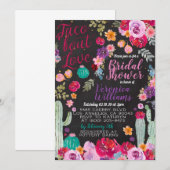 Taco Bout Liebe Bridal Dusche Einladung (Vorne/Hinten)