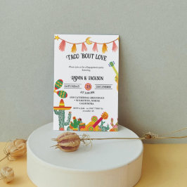 Taco 'Bout Liebe Cactus Engagement Partei Einladung