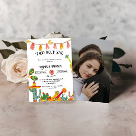 Taco 'Bout Liebe Cactus Engagement Partei Save The Date