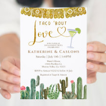 Taco Bout Liebe Cactus Fiesta Engagement Party