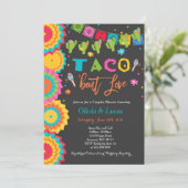 Taco Bout Liebe Einladung Paare Fiesta Dusche (Stehend Vorderseite)