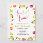 Taco Bout Liebe! Fiesta Brautparty Einladung (Vorderseite)