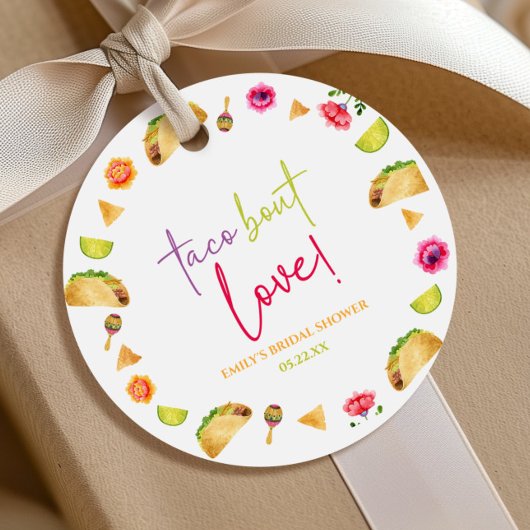 Taco Bout Liebe! Fiesta Brautparty Geschenkanhänger